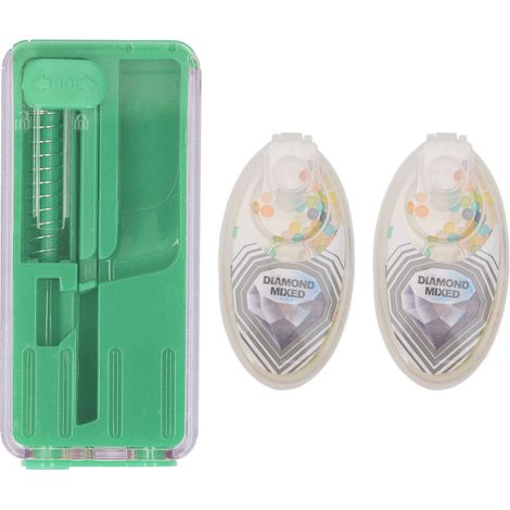 Écrin de capsules à cigarettes ABS, une main, porte-perles de saveur pour accessoires fumeur vert (1/5)
