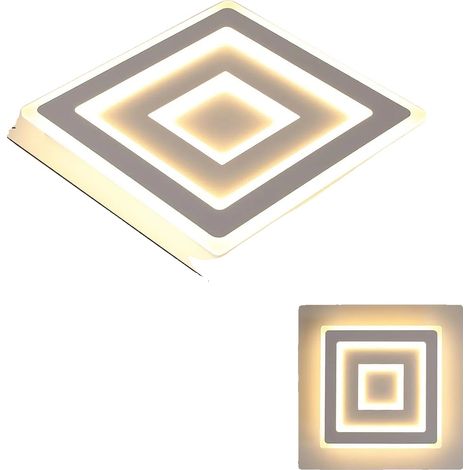 Lámpara de techo, LED blanco cálido, diseño moderno, A6418 (1/2)