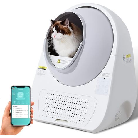 CATLINK PRO-X Lettiera, Toilette per Gatti Autopulente, Controllo degli Odori, Rilevamento Multi-Gatti, 70L, APP (1/5)