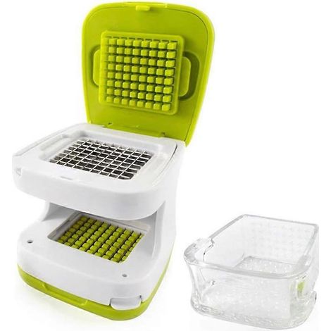 Presse-ail, hachoir à ail en plastique ABS et acier inoxydable, râpe à ail, presse-gingembre (1/4)