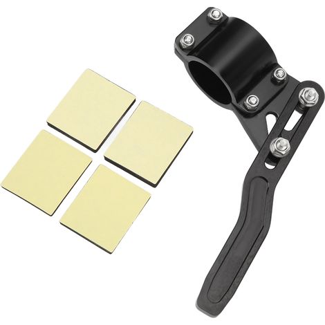 Levier de clignotant surélevé en aluminium, rallonge de tige de direction universelle pour voiture, kit de modification noire (1/5)