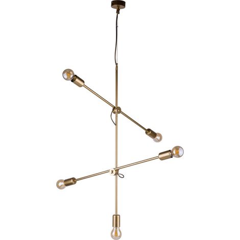 Lampadario a sospensione Nowodvorski Sticks oro 5xE27 (1/3)