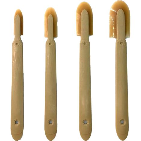 Glass Glue Applicator - Smoothing Tool - Tpr Material - 32 X 12 X 1 Cm - For Glass Mirror Tiles Diy - Set Of 2 (1/5)