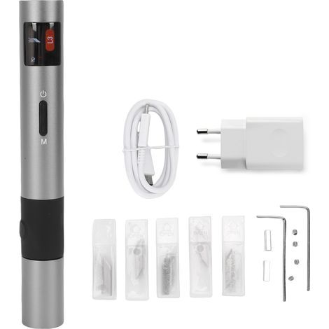 Precise and portable 40 kHz ultrasonic cutter, 3 levels, 3D printing template, portable craft cutting tool, electric cutting equipment for plastic PCBs with lightweight EU plug (1/5)