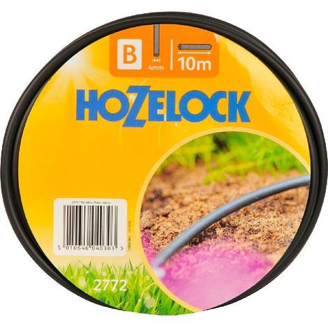 Manguera micro 4mm para riego goteo PVC 10 m HOZELOCK