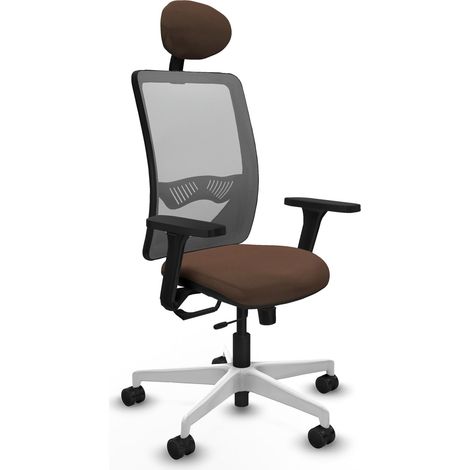 Chaise de bureau piqueras y crespo Zulema noir mousse découpée (1/2)