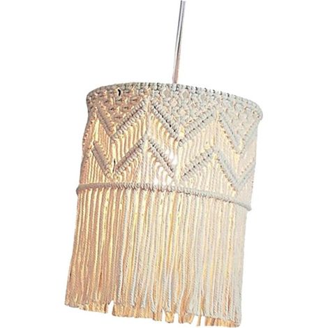 Paralume per lampadario in legno naturale intrecciato a mano, paralume per lampadario da soffitto in stile bohémien, adatto per soggiorno e sala da pranzo. (1/4)