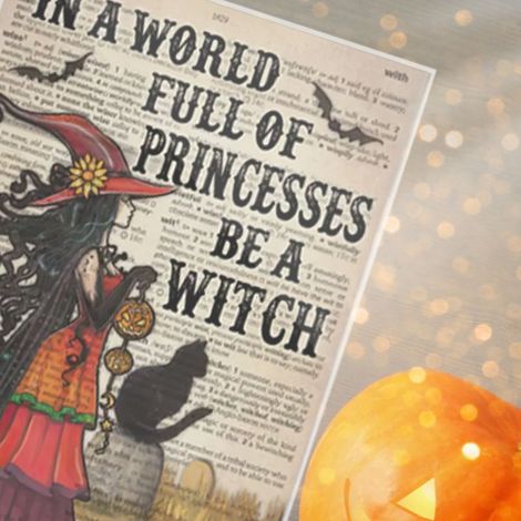 Panneau Décoratif Halloween Thème Poster Acrylique Cadre Métallique Tableau Ornement Décoration Squelette Citrouille 12x18cm Lot de 2 CBS718X24 (1/4)