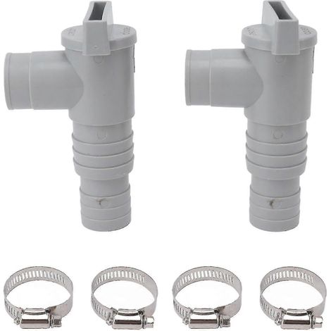 Vanne d'arrêt Intex Bestway PoolSun pour raccords de tuyau de 32 mm - Accessoire d'entretien de piscine Yvan (1/5)