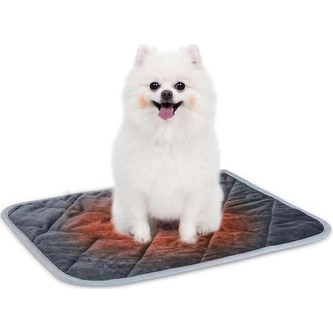 Tapis auto-chauffant pour animaux de compagnie, tapis de cage super chaud et lavable --- (1/5)