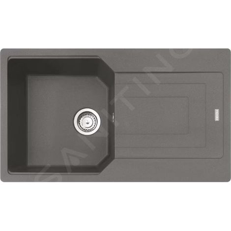 Franke Urban - Évier en fragranit UBG 611-86, 86x50 cm, pierre grise 114.0700.115