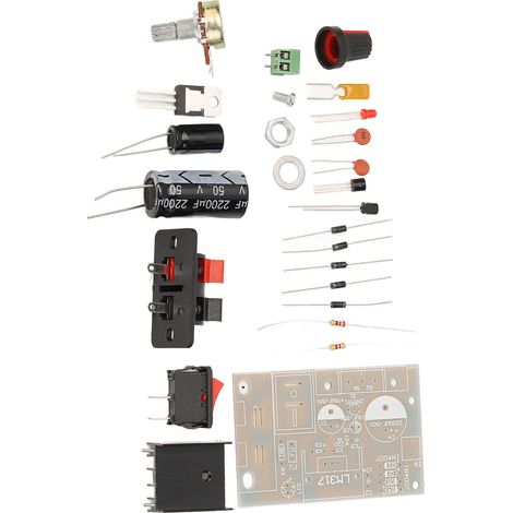 Alimentation DC Réglable avec Protection Court-Circuit - Kit DIY Alimentation Régulée (1/5)