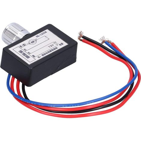 Contrôleur de Vitesse de Moteur à Courant Continu 1250B, Variateur PWM Réglable pour Moteurs électromagnétiques 12V, Plastique et Laiton Durables (1/5)