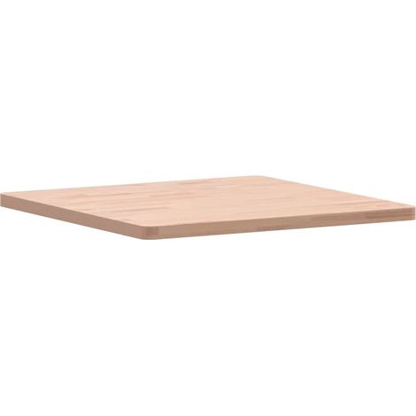 Dessus de table 60x60x2,5 carré bois massif de hêtre (1/5)