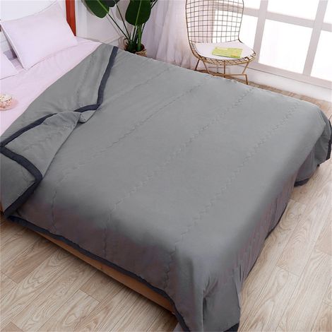 Couette Climatisation Été Coton Lavé 100 x 130 cm - Couverture Légère Respirante pour Enfant - 1 Pièce (1/5)
