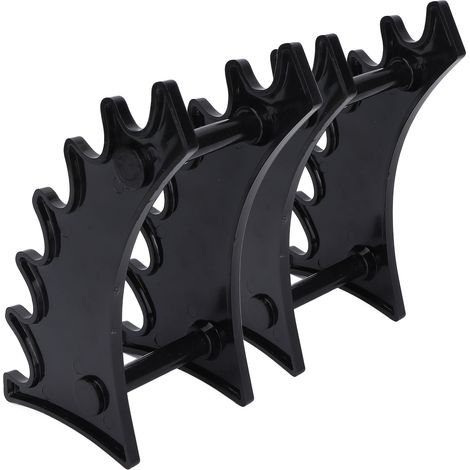 Présentoir à pinceaux maquillage acrylique 2 pièces amovible, support multifonction stylos et pinceaux, noir, organisateur de bureau (1/5)