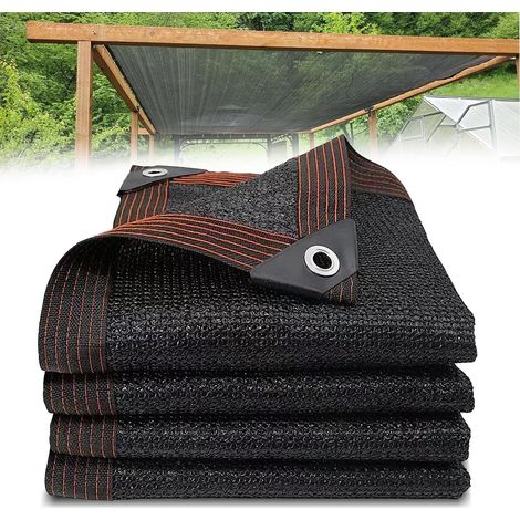 Filet D'ombrage, Filet Protection Solaire Tissu 2 x 3 m, Filet Pare-Soleil Respirant avec Trous, Léger Filet Pare-Soleil Bloquant la Lumière à 90% pour Gazebo, Jardin, Serre, Extérieur (1/5)