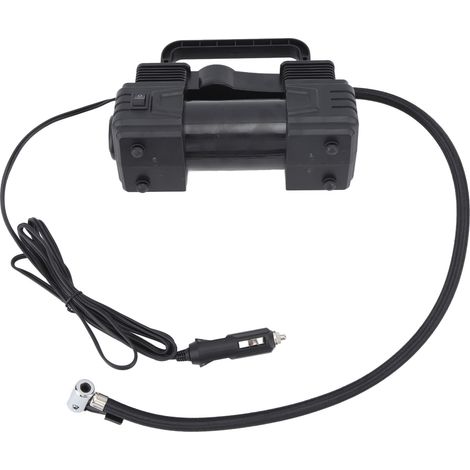 Compresseur d'air double cylindre robuste pour pneus avec lampe LED, gonfleur 12V 120PSI pour camion (1/5)