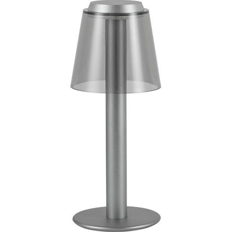 Lampe de bureau rechargeable tout en aluminium USB lampe de bureau de restaurant créative minimaliste moderne lampe de chevet lumière d'ambiance veilleuse (1/5)