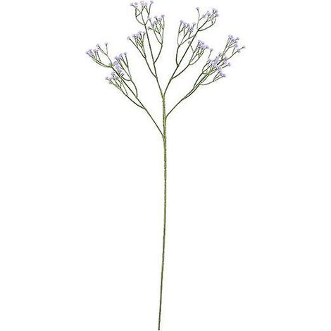Fleurs artificielles en gypsophile pour vase et bouteille, bouquet de mariage factice en plastique pour la maisonviolet clair (1/5)