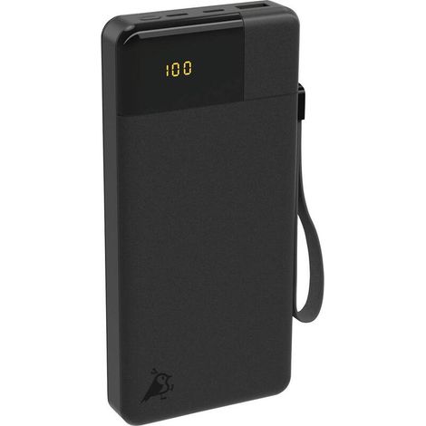 [NEUWERTIG] B-Ware Aqiila Powerbank 20000 mAh LiPo Akku Ladegerät USB-A USB-C schwarz tragbar 3A (1/2)