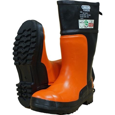 Oregon Yukon Schnittschutz Gummistiefel Klasse 3 mit Stahlkappe Gr. 40