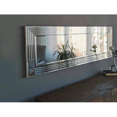 Espejo Nanto, Forma Rectangular, 2.2x40h cm Plata (1/5)
