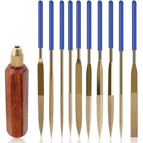 Métallique avec Poignée en Bois à Aiguille avec Poignée en Bois Poignée Ronde (1/5)