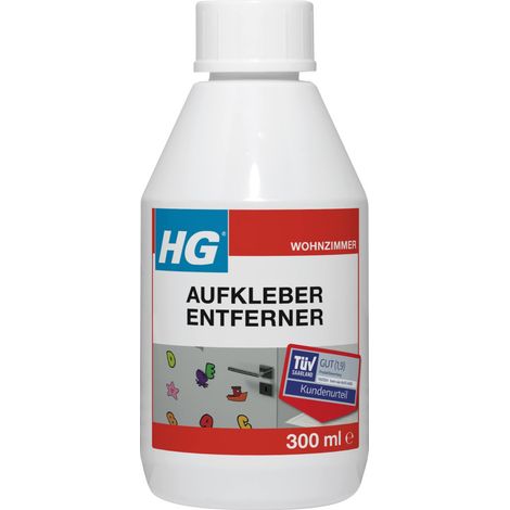 HG Aufkleber & Klebereste Entferner 300 ml Spezialreiniger