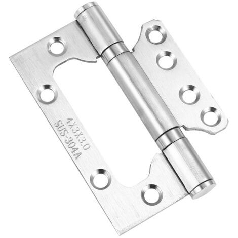 QORVA-Charnière de porte lourde en acier inoxydable, 2 pièces, charnière de porte à roulement à billes, charnière de porte extérieure pour portes de maison, chambre à coucher (1/5)