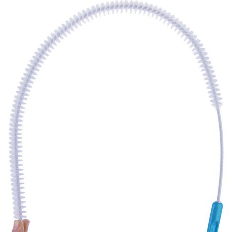 VURAHOME - Nettoyant plomberie extra long évier brosse de nettoyage vidange débouchage outil de nettoyage trop-plein bâton pour cuisine évier salle de bain baignoire vidange 71 cm bleu 1 pc- (1/5)