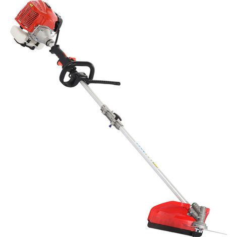 FIANAO – Heckenschere – Freischneider – 52 cm³ Benzin-Motor, leistungsstark, multifunktional, mit Schutzausstattung – zum Beschneiden & Graben, Hausgarten – Maße: 180 × 24 × 27 cm (1/5)