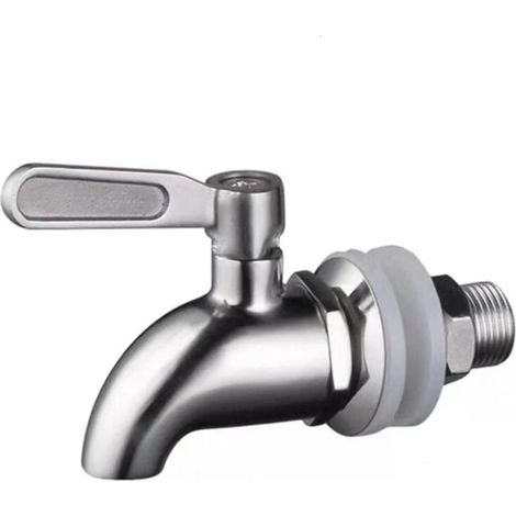 Raccord Robinet Distributeur Boissons - Acier Inoxydable 304 - Pour Fûts Bière Vin Jus - Rotatif - 1 Pièce (1/5)