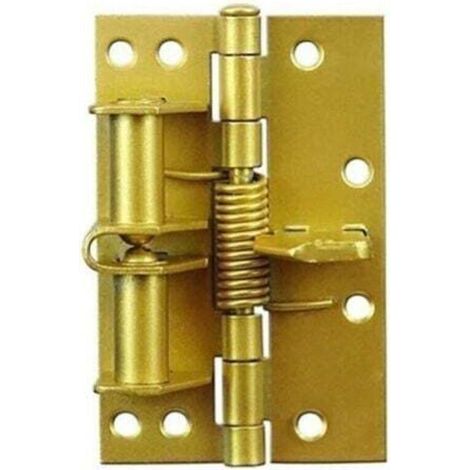 Ferme-porte automatique simple en or, positionnement manuel, accessoires matériels, tampon de porte coupe-feu, charnière à ressort (1/4)