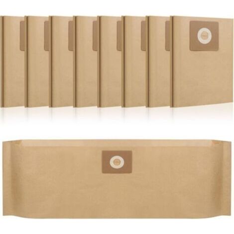 Lot de 15 sacs filtrants en papier pour accessoires Bosch Advancedvac 20 (1/4)