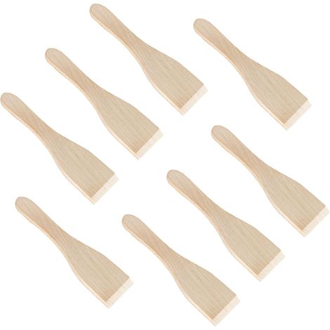 Spatules Raclette en Bois, Mini Spatules pour Poêles à Fromage, Antiadhésif, Accessoires Raclette (1/5)