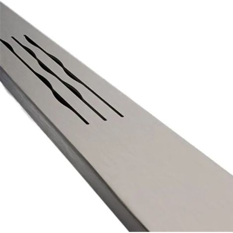 Griglia di copertura per sifone a pavimento modello linea xs finitura cromo satinato VALSIR