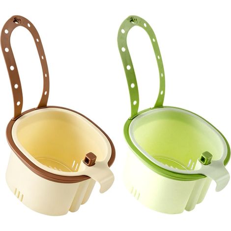 Panier de vidange d'évier suspendu pour cuisine autonettoyante Panier de filtre de vidange d'évier, pour maison, salle de bain, appartement (1/5)