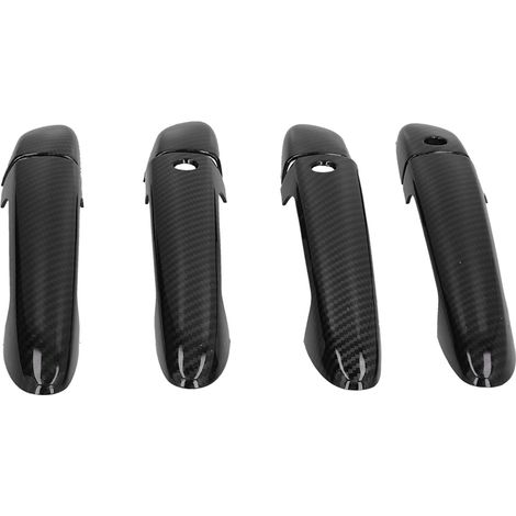 8 Pièces Poignées de Porte Voiture Style Carbone Remplacement Intelligent pour Mazda CX-4 2013-2015 (1/5)
