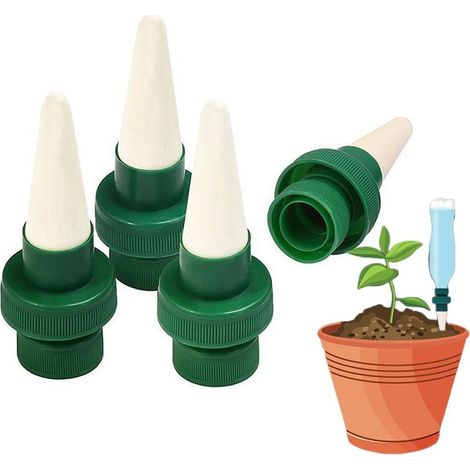 Irrigation Goutte a Goutte Bouteille, 4 Pièces Arrosage Goutte à Goutte en Céramique Arroseur Automatique Plantes Système D'Irrigation pour Jardin (1/5)