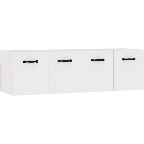 Maison Exclusive - Mobili Parete 2 pz Bianco 80x35x36,5 cm in Legno Multistrato