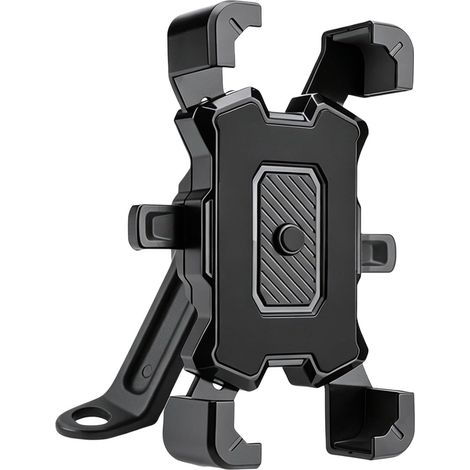 Support Téléphone Vélo Et Moto Universel, Porte Telephone Moto Et Support Téléphone Vélo Rotatif 360°, Compatible 4,5-7,2 Pouces, Guidon 8mm, Montage sur Miroir Réflecteur avec Vis Incluses (1/5)