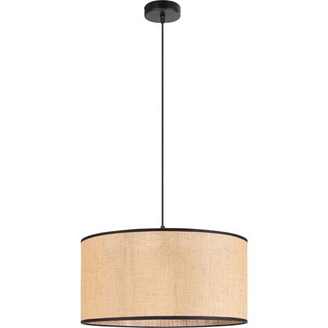 Lampe Tornado AD1 en jute noir (1/5)