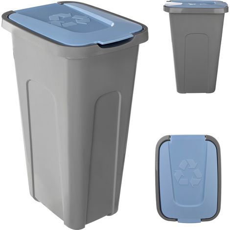 Contenitore per rifiuti KADAX per la segregazione, bidone della spazzatura da 30 litri con coperchio (1/5)