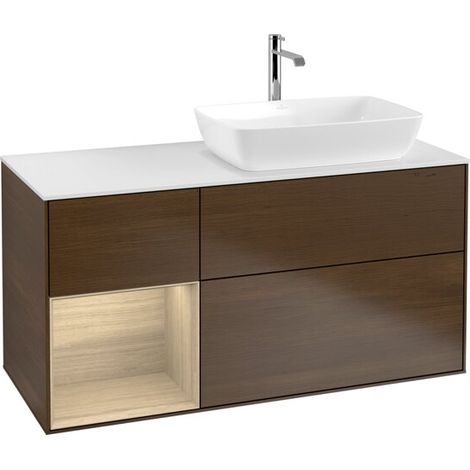 Villeroy & Boch F801PCGN Meuble sous-lavabo Finion F80 (1/2)