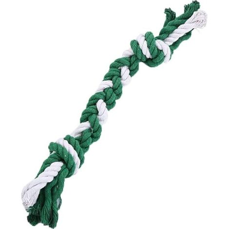 Corde en Coton pour Animaux de Compagnie pour Chien à mâcher mâles Jouet de Nettoyage pour Animaux de Compagnie molaire Corde à mâcher Jouet Amusant