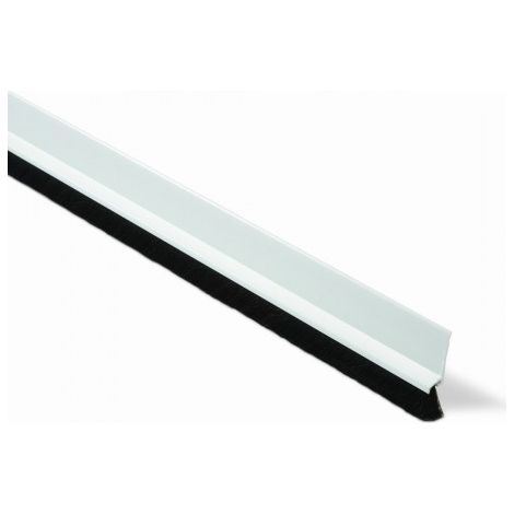FPLUS burlete adhesivo blanco 82 cm. , Burlete bajo puerta. 82 cm. Pelo 13 mm Adhesivo Blister 1 tira