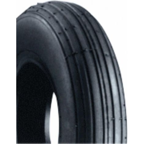 Pneu à rainures longues Ø 405 4PR avec chambre à air