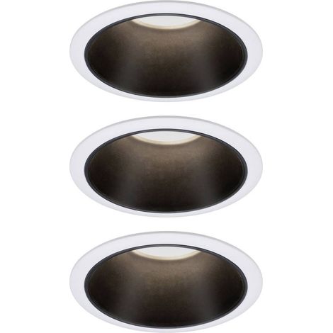 Paulmann Kit di faretti LED nero e bianco 3 pezzi (1/5)