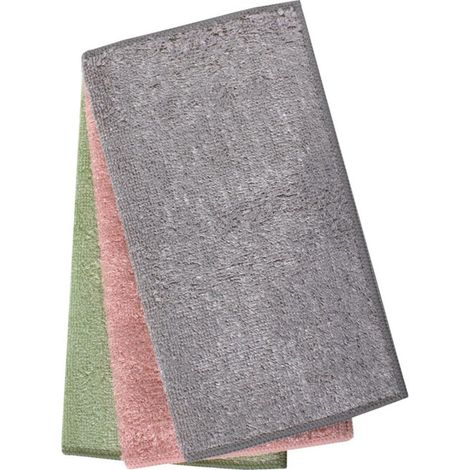 Genius ideas lot de 3 lingettes ultra propres en bambou (1/4)